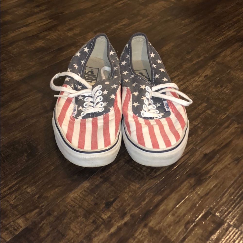 American Flag Vans